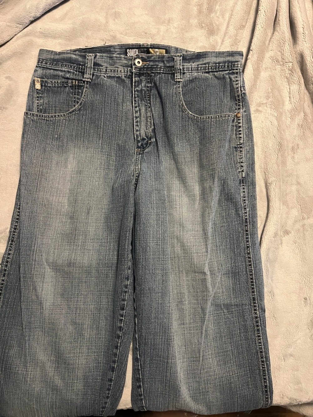 South Pole Men's Light Blue Denim Jeans